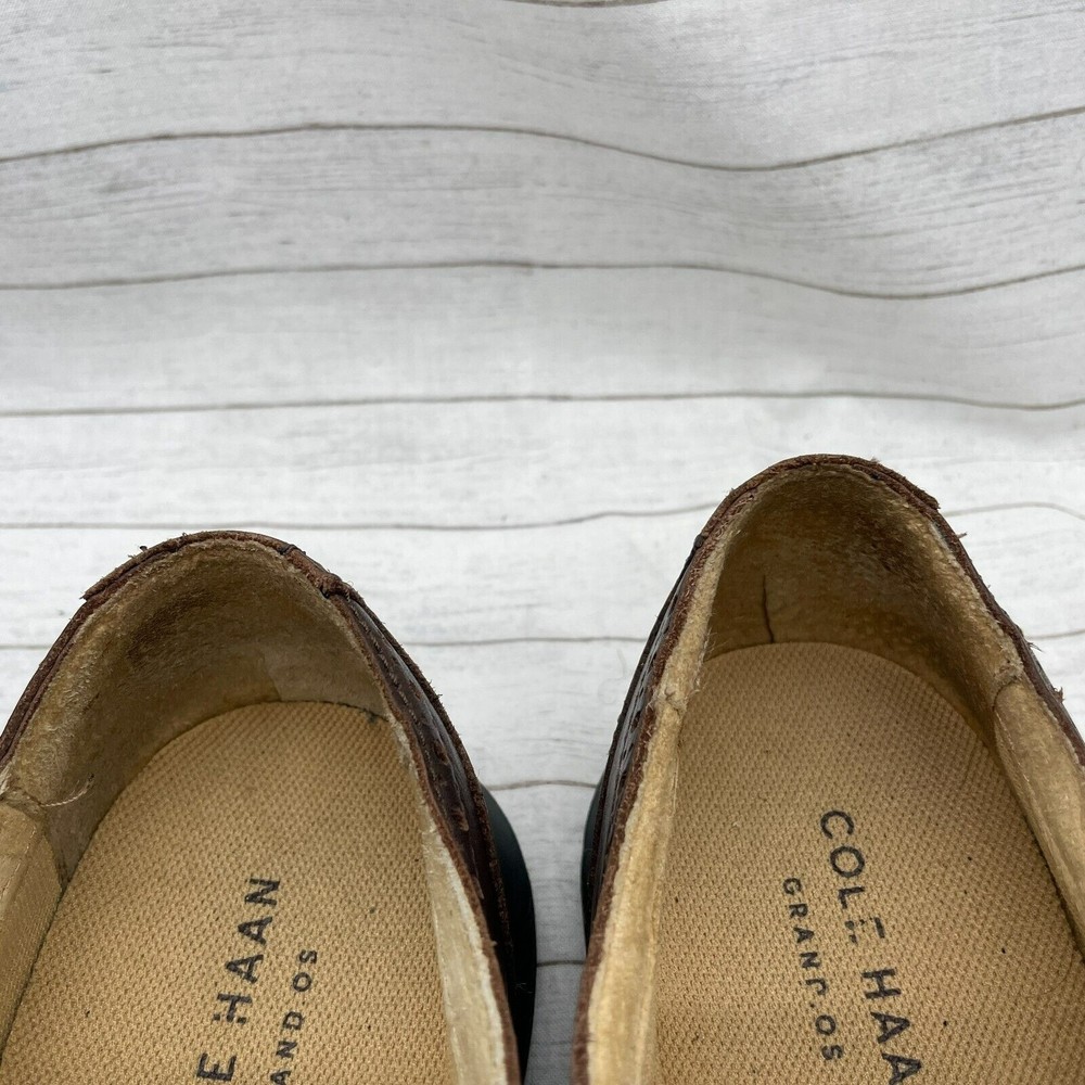 Cole Haan Brown Classic Leather Oxfords - Picture 8 of 11